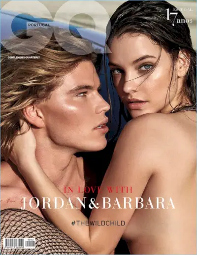 Modellen Jordan Barrett en Barbara Palvin coveren GQ Portugal.