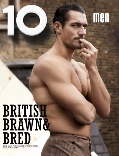 Topless David Gandy pokrýva 10 mužov