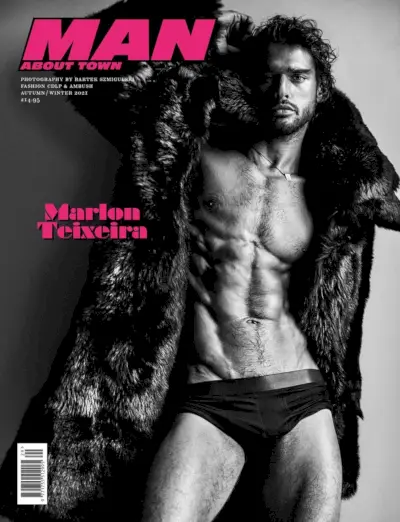 Marlon Teixeira imponerer i Man About Town Cover Shoot