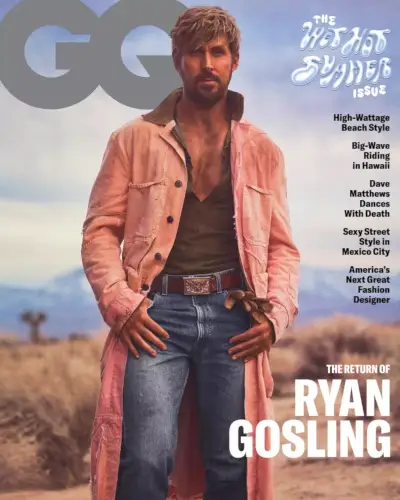 Raiens Goslings runā par Bārbijas Kenu GQ