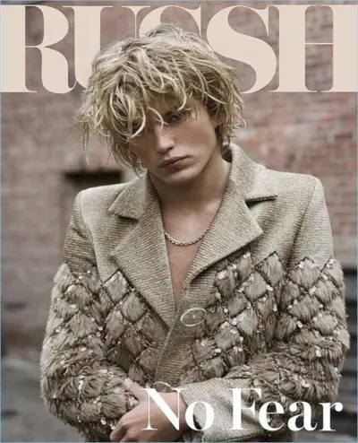 내가 왕일 때: Jordan Barrett, Russh Magazine 표지