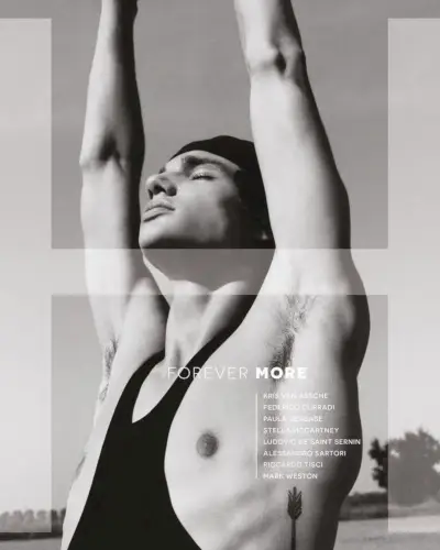 フェルナンド リンデスは H マガジンのファッション フォワードです