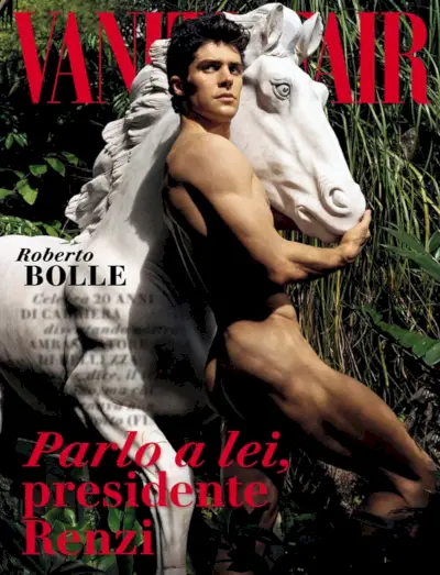 Roberto Bolle posiert als Nacktstatue für Vanity Fair Italia