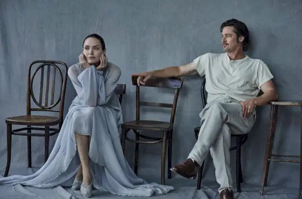 בראד פיט אנג'לינה ג'ולי 2015 צילום Vanity Fair Italia 003