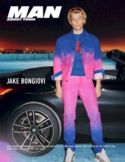 El hijo de Jon Bon Jovi, Jake Bongiovi, consigue la portada de Man About Town