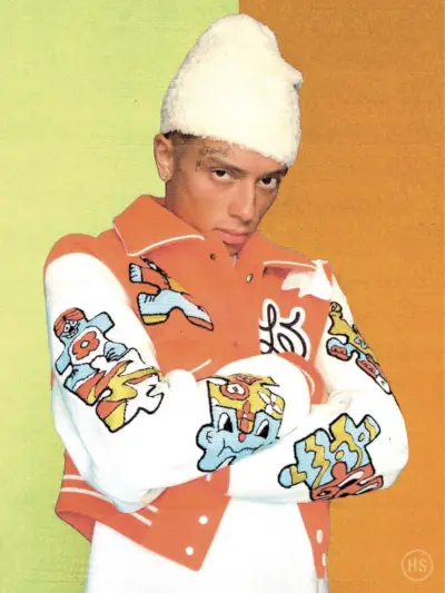 Giacca college Cee centrale Louis Vuitton 2023 Servizio fotografico Highsnobiety