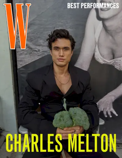 Charles Melton W マガジン カバー 2024