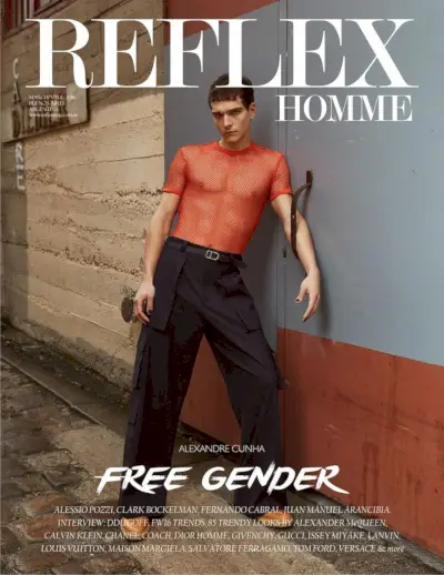 Alexandre Cunha covert Reflex Homme, gefotografeerd door Yuji Watanabe.
