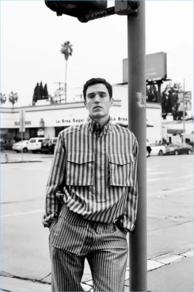 Josh Beech 2017 GQ Estilo Rusia Editorial Salvatore Ferragamo