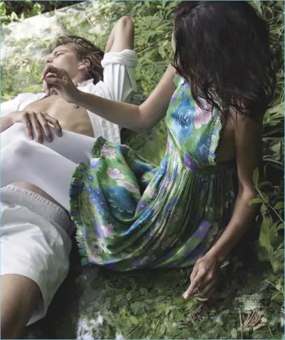 Jordan Barrett 2017 Artykuł redakcyjny Vogue Australia 004