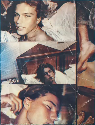 Un collage del Paese delle Meraviglie con immagini disinvolte di Jordan Barrett.