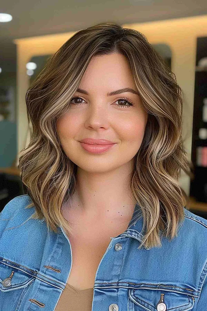 Dik medium kapsel voor ronde gezichten' title=