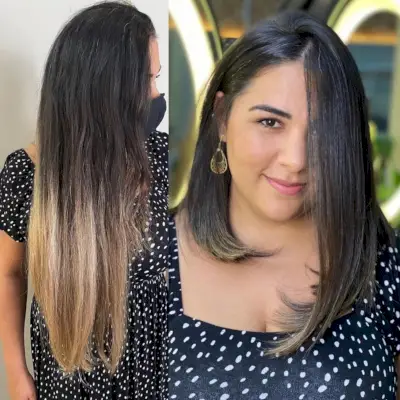 Alluring Asymmetrical Bob Medium-Length Hairstyle