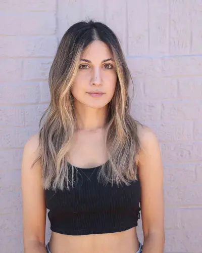 Fresh Mid-Length Choppy Cut with Blonde Ends