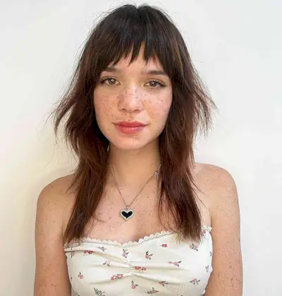 Mid-Length Choppy Ends and Choppy Bangs