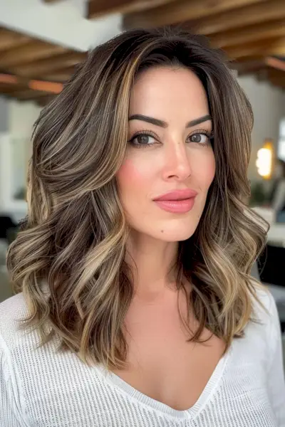 Medium cut with textured layers