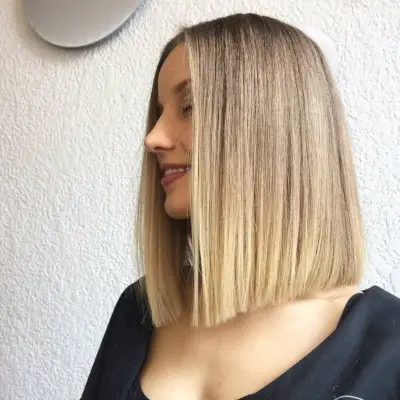 Angled Bob Cut for Medium Thick Hair