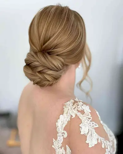Classic Formal Updo for Medium Hair