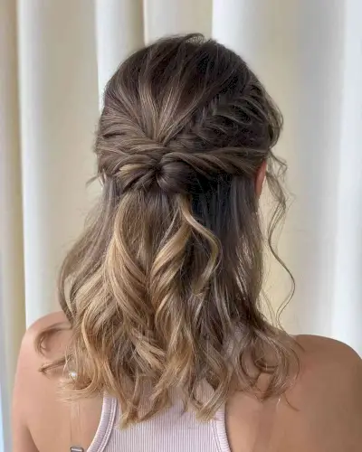 Sexy Fishtail Braid for Medium-Length Hair