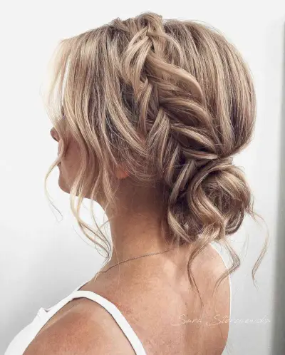 Simple Braid Updo