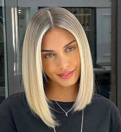 Medium-Length Barbie Blonde Slob Hairstyle