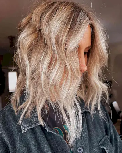 Lob Cut with Medium Choppy Layers