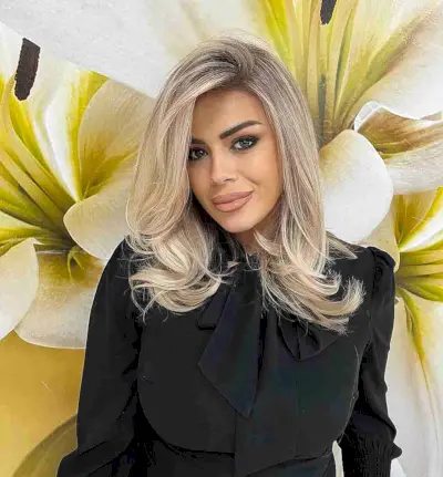 Medium Blonde Balayage for Straight Hair