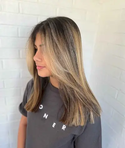 Straight Hair with Subtle Layers