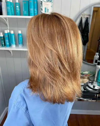Medium Haircut with Wispy Layers