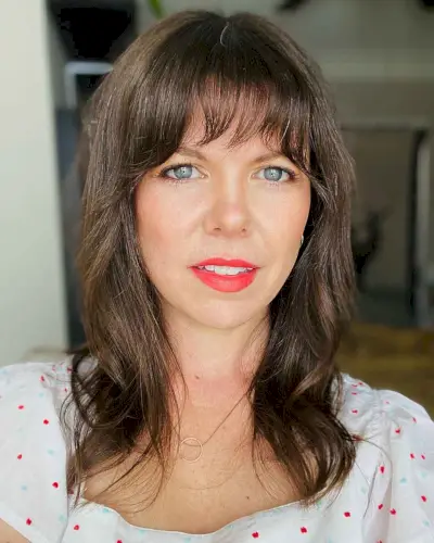 chic shag with wispy bangs and shaggy layers