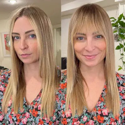 Low-Maintenance Easy and Straight Mid-Length Hair