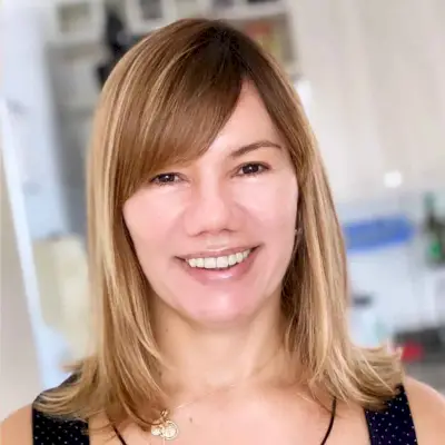 Medium-Length Cut with Side-Swept Bangs