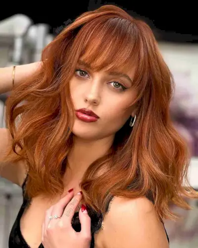 Dimensional Copper Layered Lob with Fringe