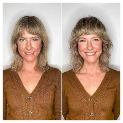 Mid-Length Shag with Razored Layers