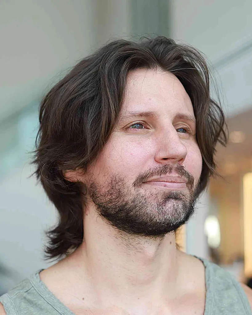 Razor Cut srednje dolga pričeska za moške' title=