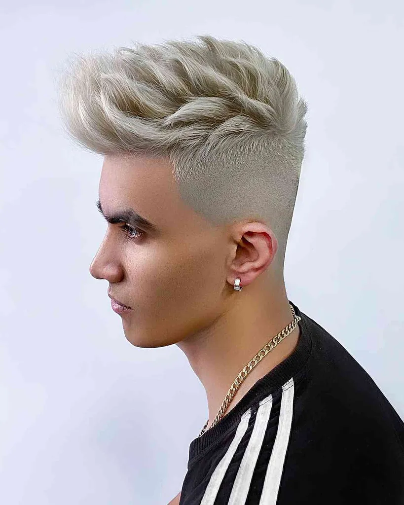 Rad Long Hair Fohawk' title=