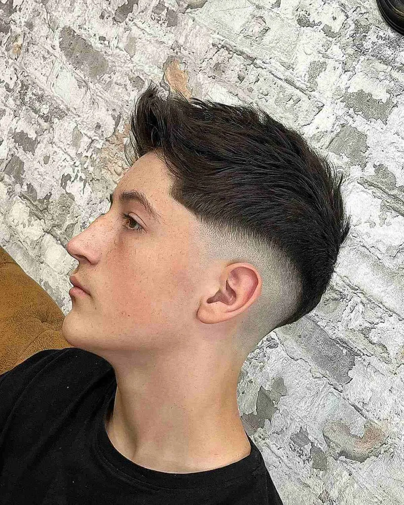 Bald Fade Mohawk' title=