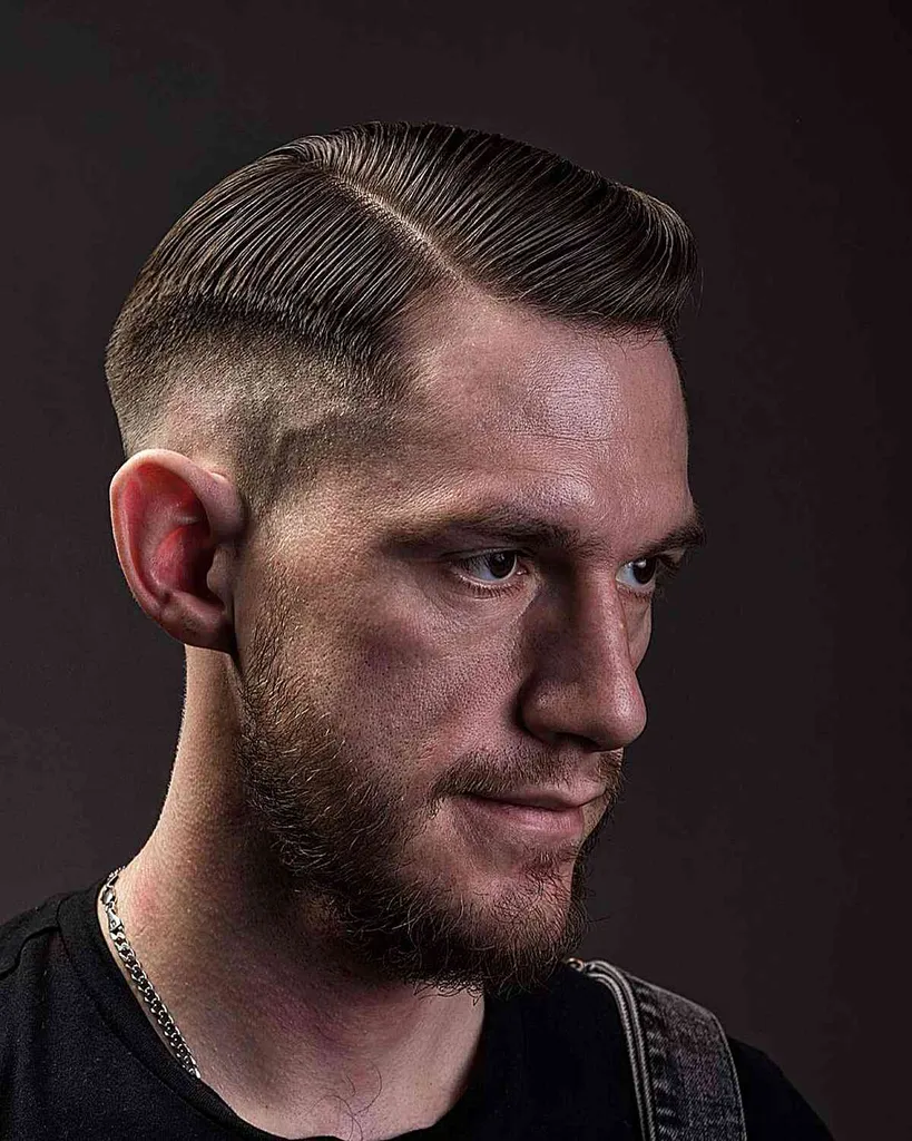 Low Triple Zero ו-Side Part Fade' title=