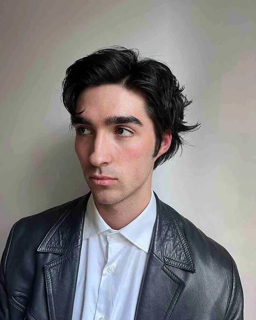 63 התסרוקות הטובות ביותר באורך בינוני לגברים בשנת 2026' title=