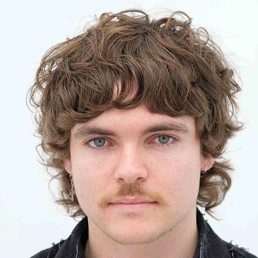 男性のためのベストカーリーヘアスタイル107（ヘアカットのアイデア）' title=