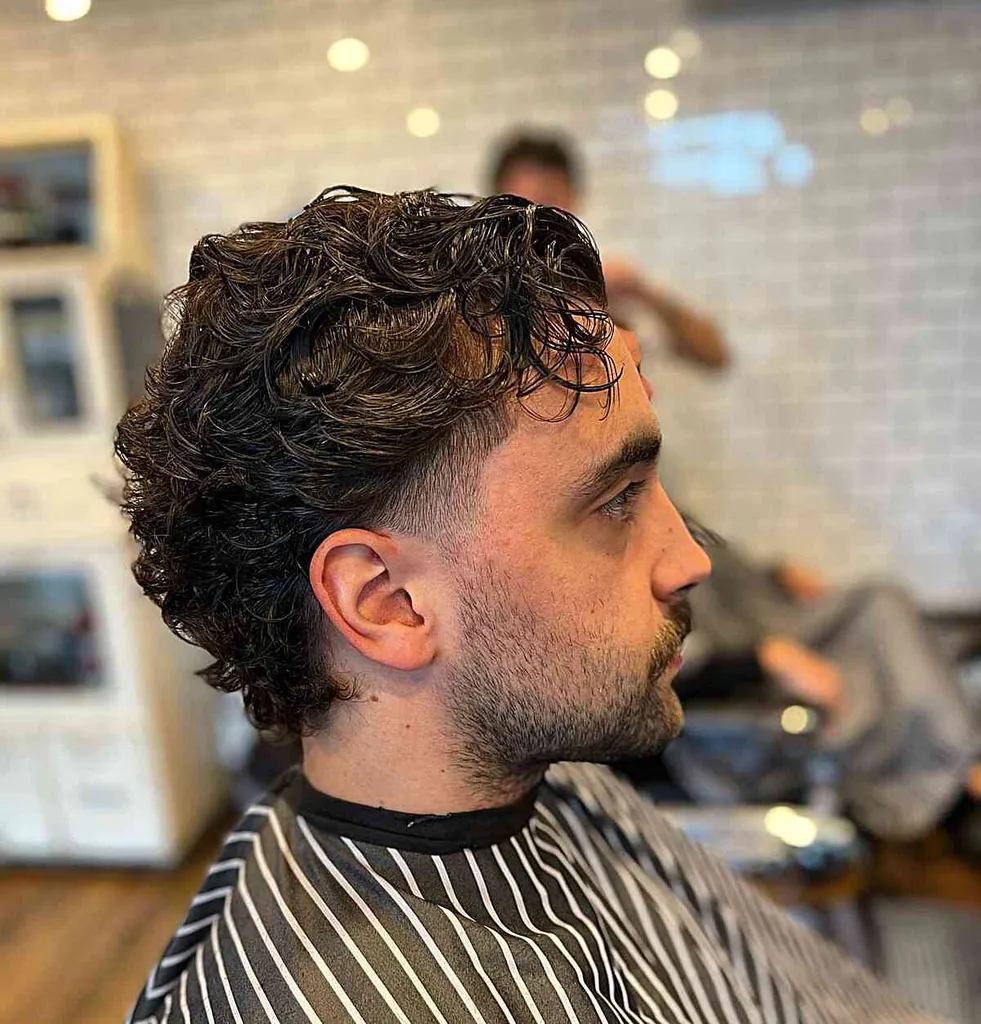 男性のためのベストカーリーヘアスタイル107（ヘアカットのアイデア）' title=