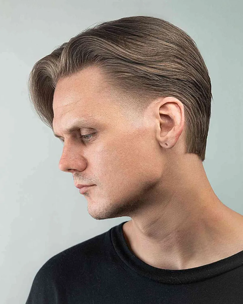 ひげを生やした昔ながらの紳士的な紳士' title=