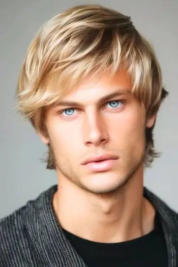 2024年に男性が試したい33の多彩なミディアムレングスのヘアスタイル