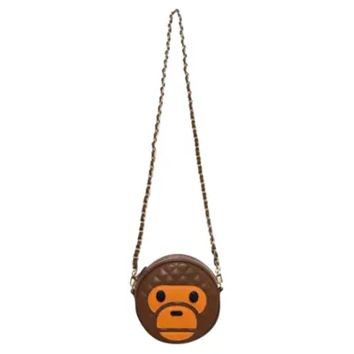 BAPE Baby Milo Sac à bandoulière matelassé Marron