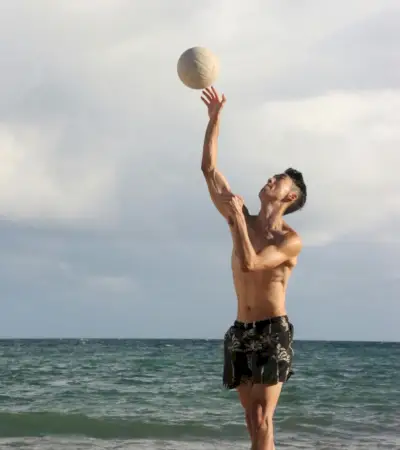 Paplūdimio tinklinio vyras