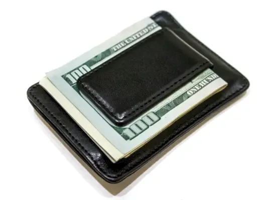 Piniginė su pinigų klipu