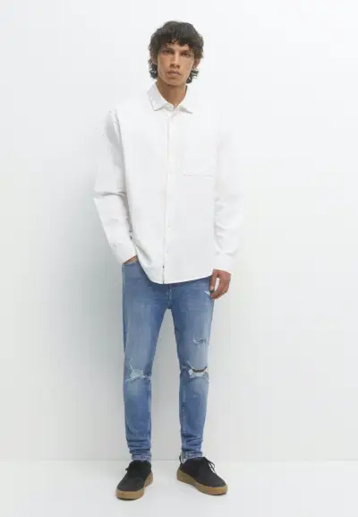 Typer av jeans män Carrot Fit Pull Bear