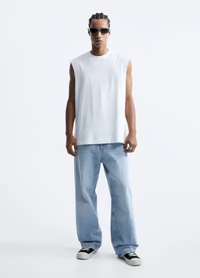Typer av jeans Män Baggy Fit Zara