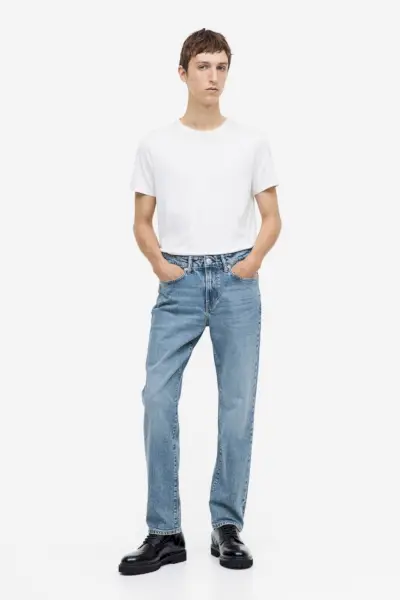 Typer av jeans Herr Normal Fit Blå HM