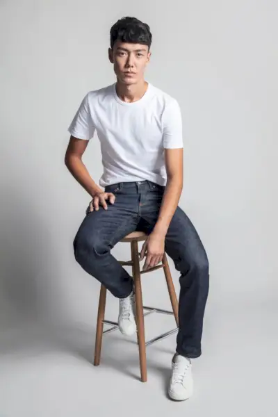 Typer av jeans Män Raw Denim Asket